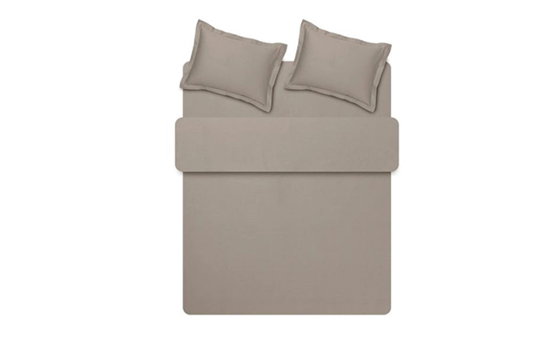 200X220 ANDRA BASIC STN DUVET COVER SET - GREJ